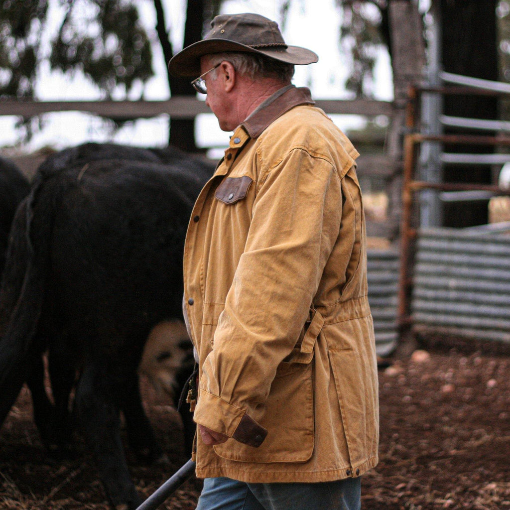 Pilbara Jacket in Mustard - Kakadu Traders Australia